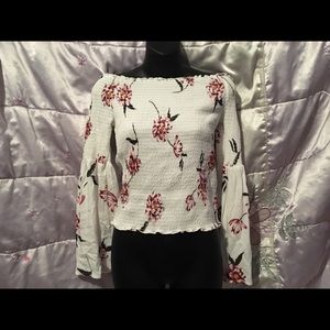 Floral Off-The-Shoulder Top